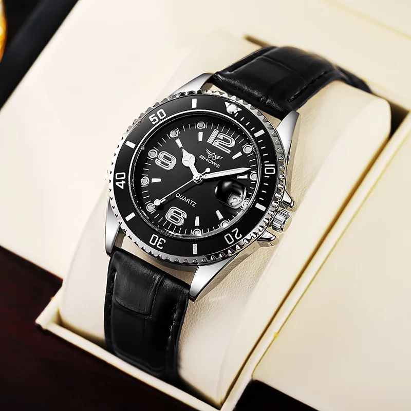 Cartier Watch Tank - Fashion Leather Strap Men Business Watches