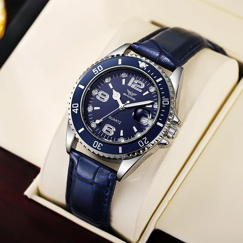 Fashion Leather Strap Men Busi - Cartier Watch Tank review and price