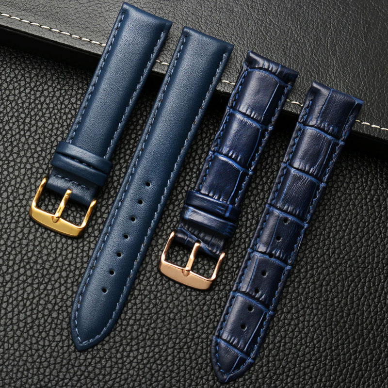 Genuine leather bracelet blue  - Cartier Watch Ballon Bleu review and price